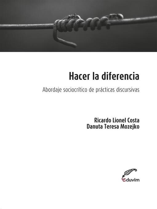 Title details for Hacer la diferencia by Danuta Teresa Mozejko - Available